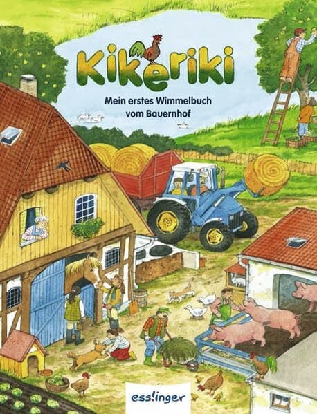 Kikeriki, mein erstes Wimmelbuch vom Bauernhof - Mini: Ein Mini-Wimmelbilderbuch