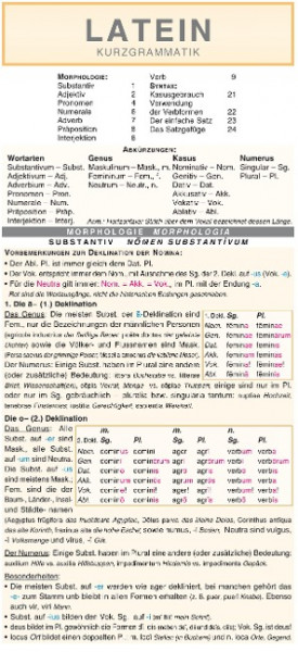 Latein - Kurzgrammatik: Die komplette Grammatik anschaulich und verständlich dargestellt