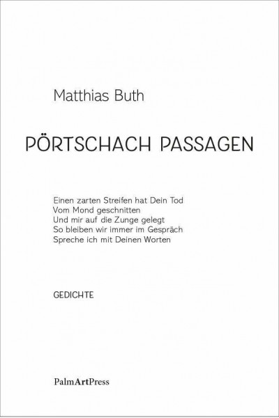 Pörtschach Pasagen: Gedichte