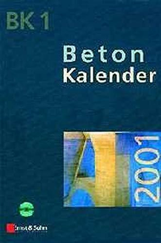 Beton-Kalender 2001. Kombi-Paket BK 1 und BK 2