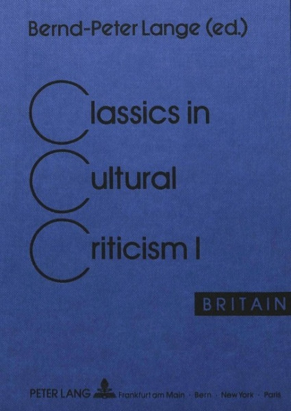 Classics in Cultural Criticism