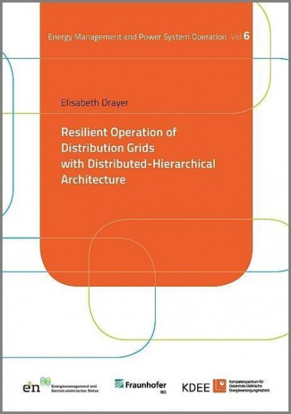 Resilient Operation of Distribution Grids with Distributed-Hierarchical Architecture