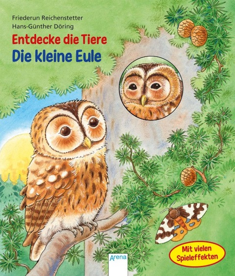 Entdecke die Tiere. Die kleine Eule