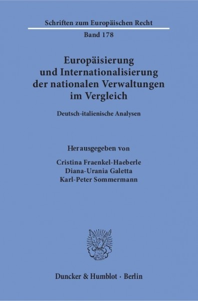 Europäisierung und Internationalisierung der nationalen Verwaltungen im Vergleich