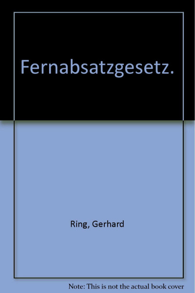 Fernabsatzgesetz, Kommentar