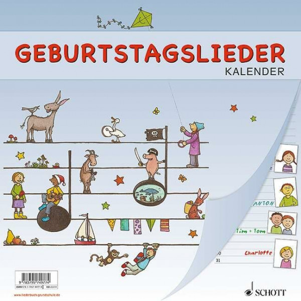 Geburtstagslieder: Kalender