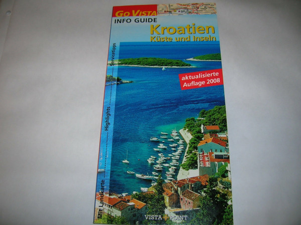 Kroatien, Küste und Inseln. Info Guide. Beil.: Faltkte.