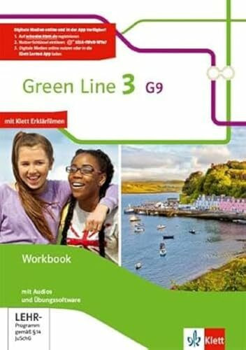 Green Line 3 G9: Workbook mit Audios und Übungssoftware Klasse 7 (Green Line G9. Ausgabe ab 2015)