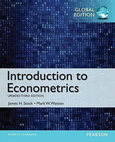 Introduction to Econometrics: International Edition