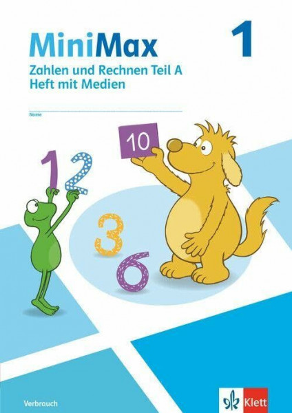 MiniMax 1: Zahlen und Rechnen Teil A - Verbrauchsmaterial mit Medien Klasse 1 (MiniMax. Ausgabe ab 2026)