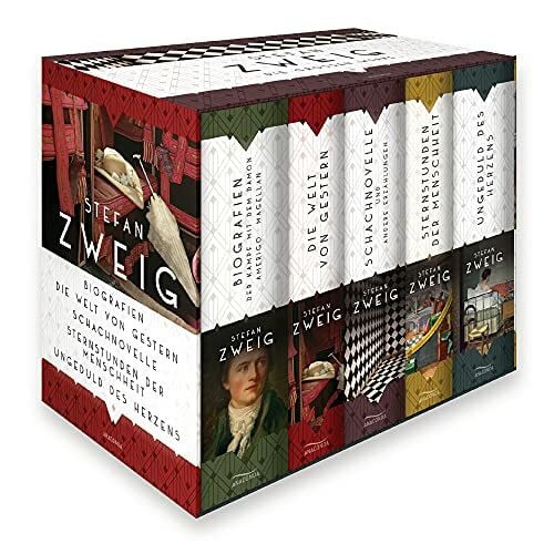 Stefan Zweig, Die großen Werke (Biografien: Der Kampf mit dem Dämön/Amerigo/Magellan - Die Welt von gestern - Schachnovelle und andere Erzählungen - ... Der Kampf mit dem Dämon. Magellan. Amerigo