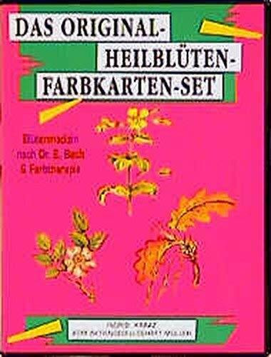 Original Heilblüten Farbkarten Set: Set: Buch und 77 Karten