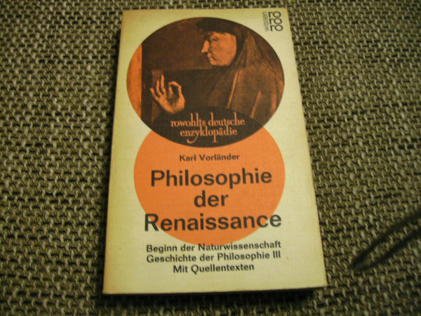 Philosophie der Renaissance. Geschichte der Philosophie, III.