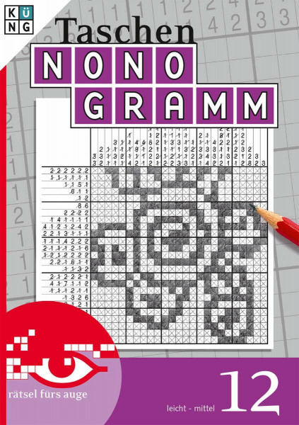 Taschen-Nonogramm 12: Rätsel fürs Auge (Taschen-Nonogramm Taschenbuch: Logik-Rätsel)