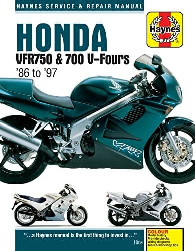 Honda VFR750 & 700 V-Fours (86 - 97) Haynes Repair Manual: 86-97 (Haynes Service & Repair Manual)