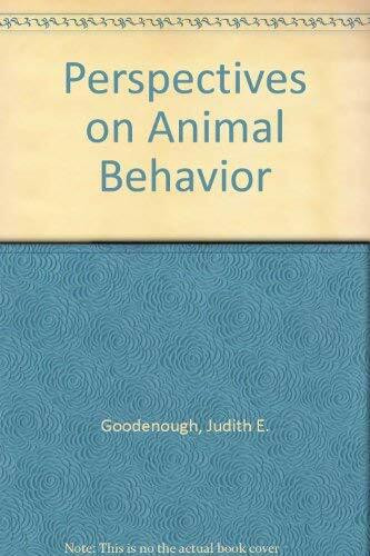 Perspectives on Animal Behavior