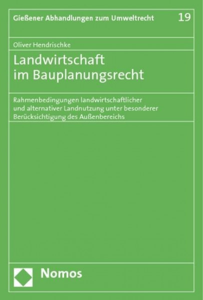 Landwirtschaft im Bauplanungsrecht