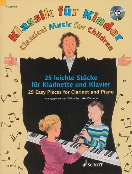 Klassik für Kinder. Klarinette in B und Klavier