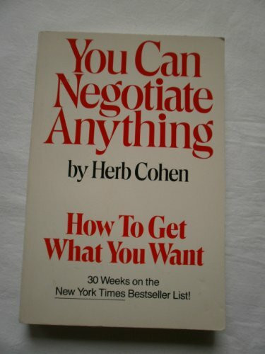 You Can Negotiate Anything