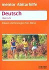Deutsch. Endspurt zum Abitur