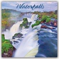 Waterfalls - Wasserfälle 2020 - 18-Monatskalender