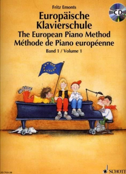 Europäische Klavierschule 1. Buch und CD