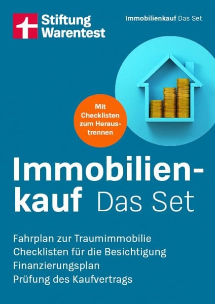 Immobilienkauf - Das Set - Von der Suche bis zum Eigentumsübergang: Fahrplan zur Traumimmobilie, Checklisten für die Besichtigung, Finanzierungsplan, Prüfung des Kaufvertrags