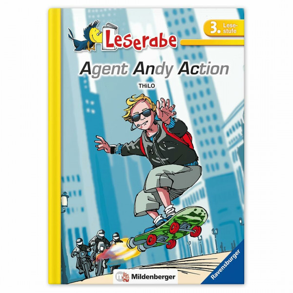 Leserabe – Agent Andy Action: Lesestufe 3: Lesestufe 3 - Leichter Lesen mit der Silbenmethode