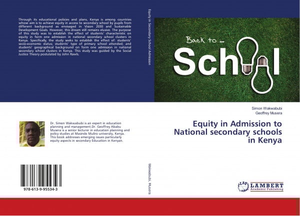 Equity in Admission to National secondary schools in Kenya