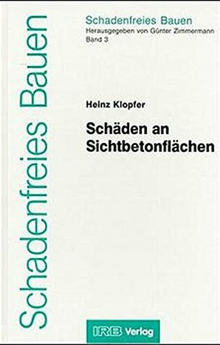 Schäden an Sichtbetonflächen