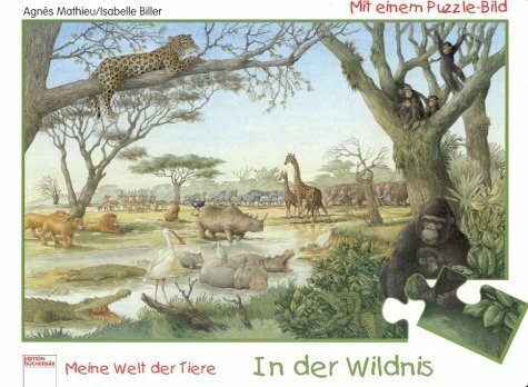 In der Wildnis, m. Puzzle-Bild