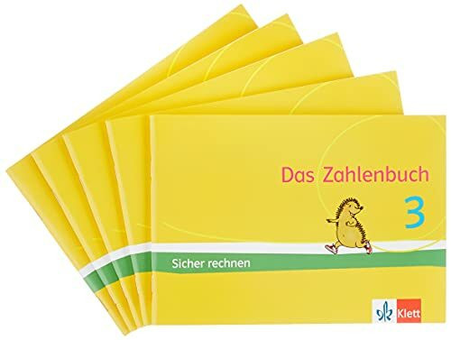 Das Zahlenbuch 3. Igel-Übungsheft - Sicher rechnen (Arbeitsheft für das tägliche Training, 5er-Pack) Klasse 3