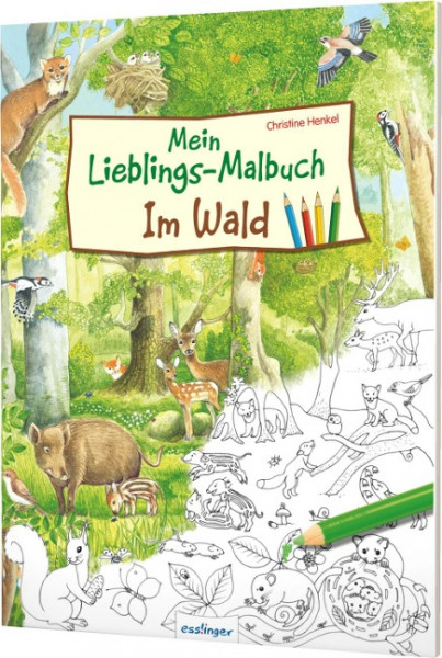 Mein Lieblings-Malbuch - Im Wald