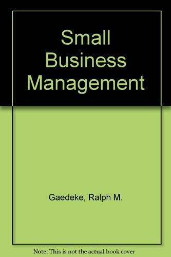 Small Business Management