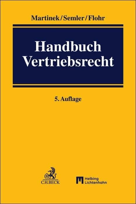 Handbuch Vertriebsrecht: National - international Handbuch Vertriebsrecht: National - international