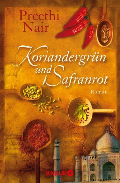 Koriandergrün und Safranrot