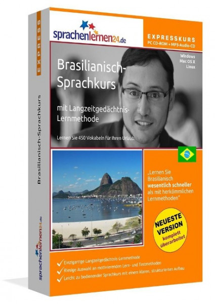 Sprachenlernen24.de Brasilianisch-Express-Sprachkurs. CD-ROM