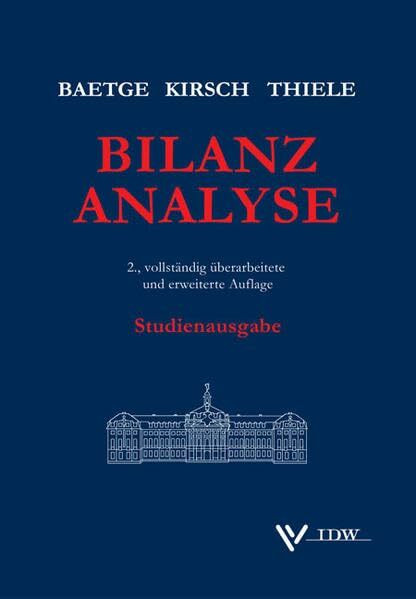 Bilanzanalyse: Studienausgabe