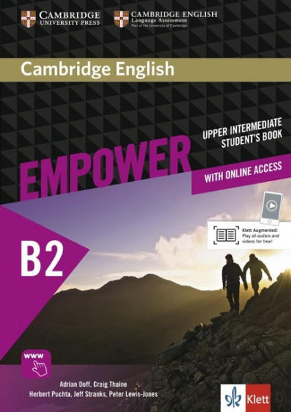 Cambridge English Empower. Student's Book (print) + assessment package, personalised practice, online workbook & online teacher support (B2)