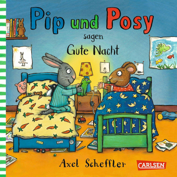 Pip und Posy: Minibuch Pip und Posy sagen gute Nacht: Bilderbuch für Kinder ab 2 von Axel Scheffler