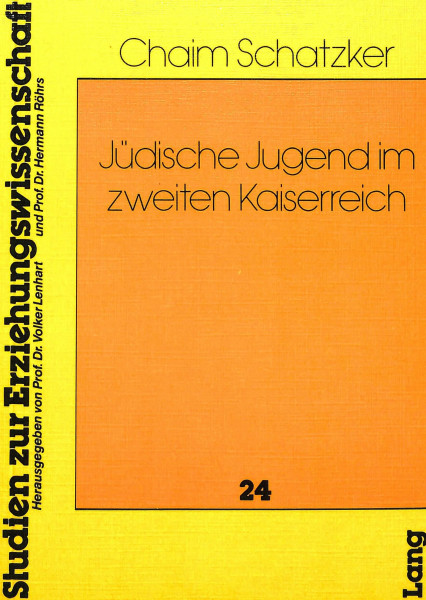 Jüdische Jugend im zweiten Kaiserreich: Sozialisations- und Erziehungsprozesse der jüdischen Jugend in Deutschland, 1870 - 1917 (Heidelberger Studien zur Erziehungswissenschaft, Band 24)