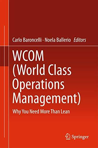 WCOM (World Class Operations Management): Why You Need More Than Lean