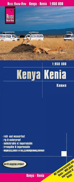 Reise Know-How Landkarte Kenia / Kenya (1:950.000)
