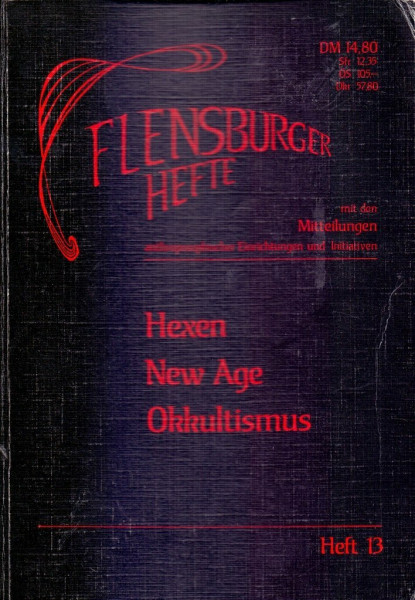 Flensburger Hefte, Heft 13: Hexen, New Age, Okkultismus