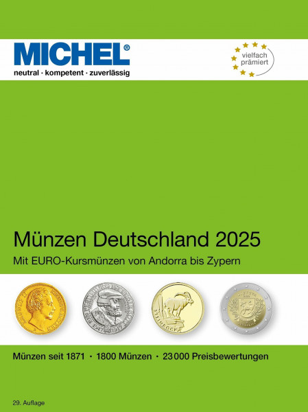 Münzen Deutschland und Eurokursmünzen 2025