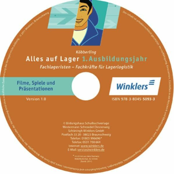 Alles auf Lager: Fachlageristen – Fachkräfte für Lagerlogistik / Filme, Spiele und Präsentationen 1. Ausbildungsjahr: CD-ROM, Einzellizenz: Version 1.0. Einzellizenz