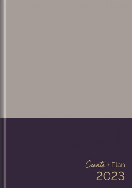 Buchkalender Create & Plan Greige 2023