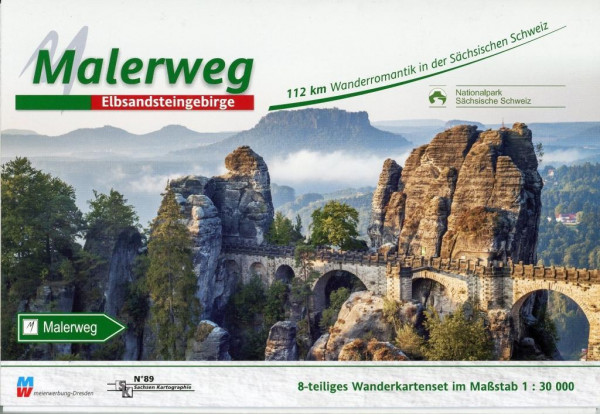 Malerweg - Sächsische Schweiz 1 : 30 000