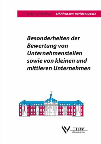 Besonderheiten der Bewertung von Unternehmensteilen sowie von kleinen und mittleren Unternehmen: Vorträge und Diskussionen zum 21. Münsterischen Tagesgespräch (Schriften zum Revisionswesen)