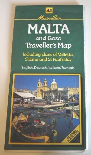 Malta and Gozo Traveller's Map (AA Maps)